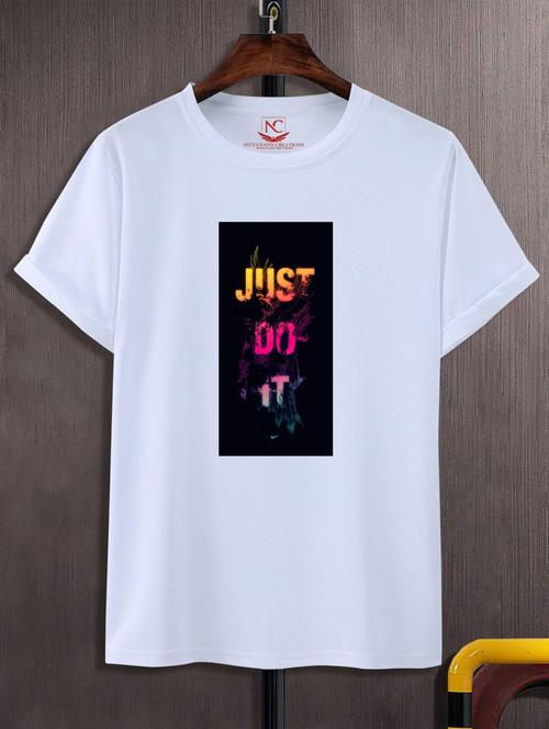 unisex typographic printed t-shirt - 20695967 -  Standard Image - 0