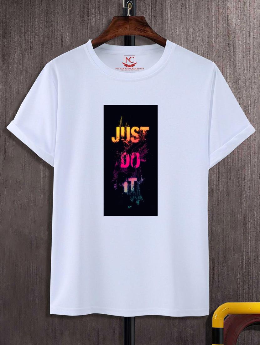 unisex typographic printed t-shirt - 20695967 -  Zoom Image - 0