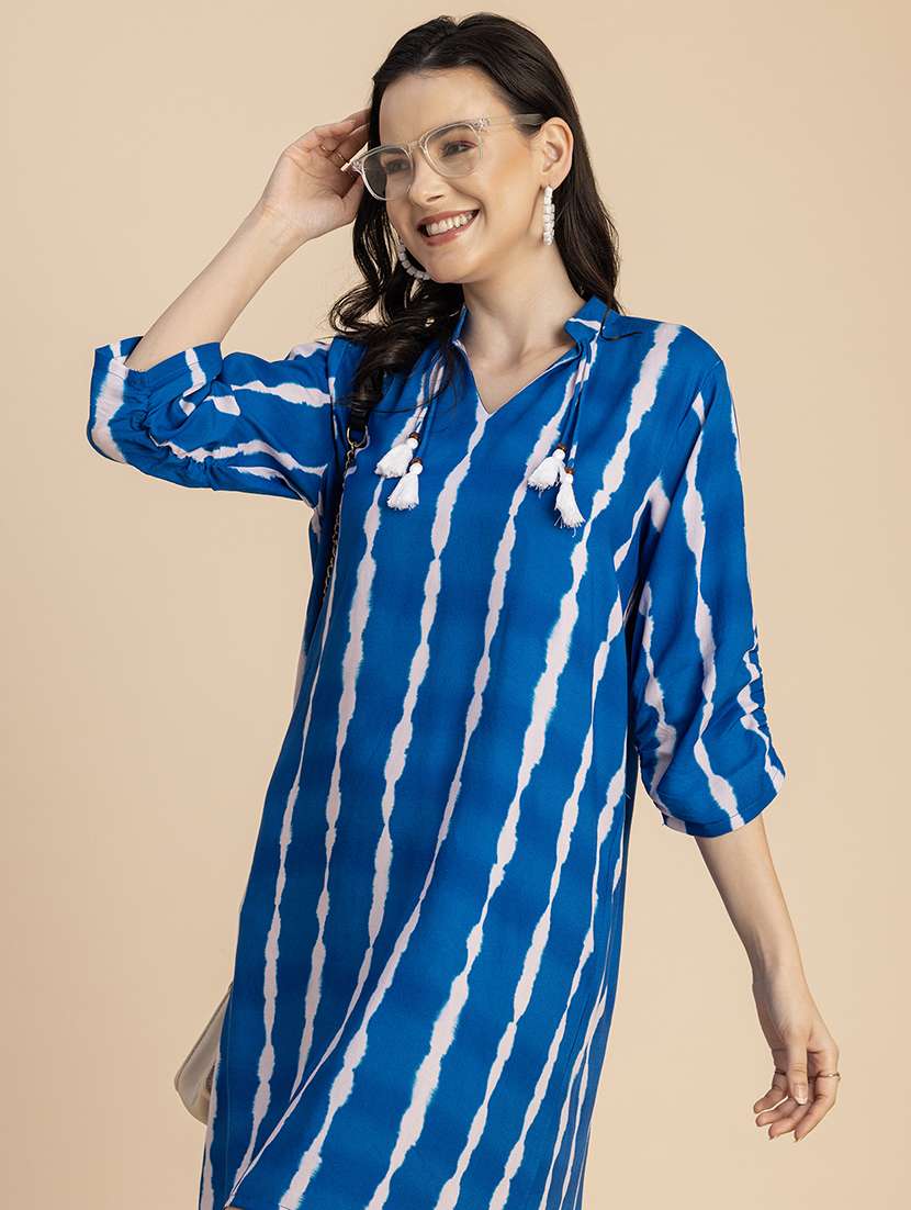 women mandarin neck straight dress - 20696256 -  Standard Image - 5