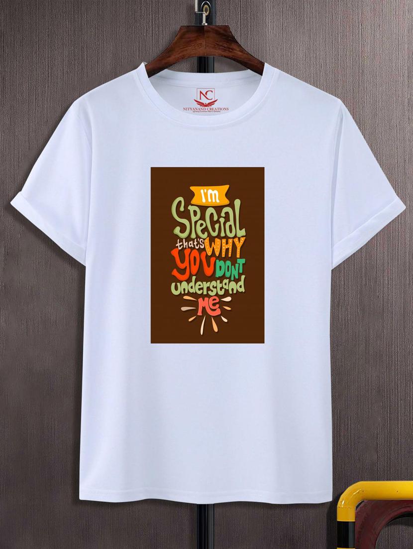 unisex typographic printed t-shirt - 20696269 - Zoom Image - 0