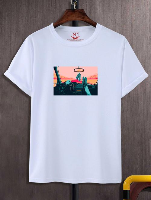 unisex graphic printed t-shirt - 20696401 - Standard Image - 0