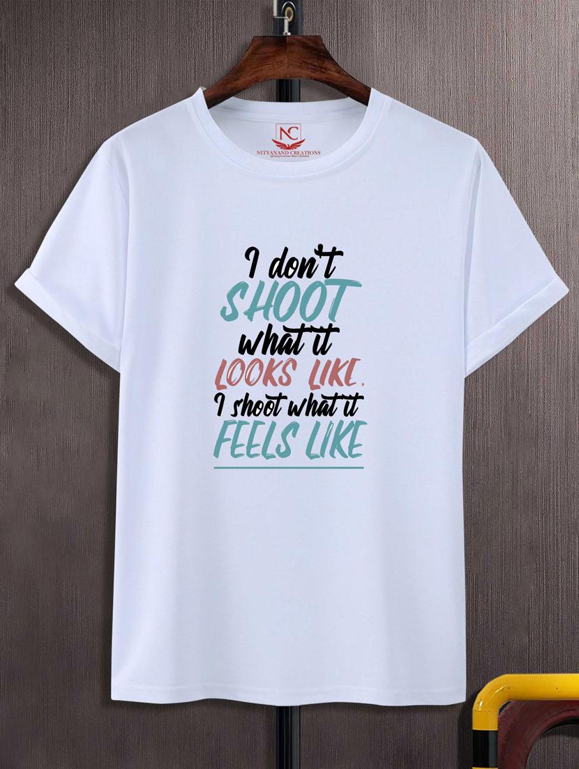 unisex typographic printed t-shirt - 20696543 -  Zoom Image - 0