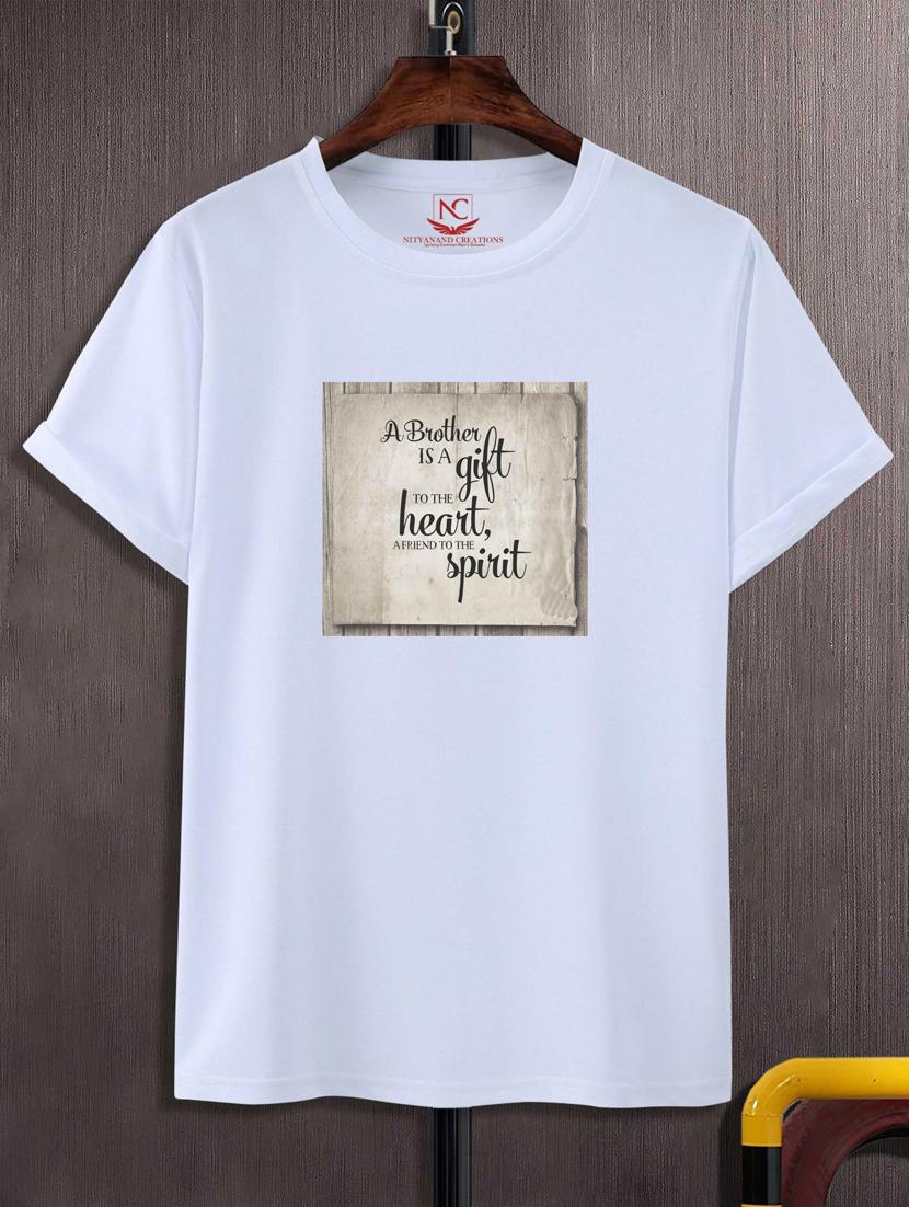 unisex typographic printed t-shirt - 20696637 - Zoom Image - 0