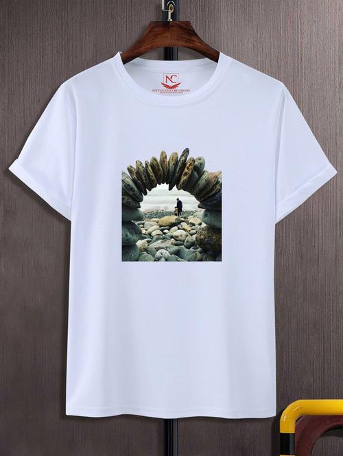 unisex graphic printed t-shirt - 20696642 - Standard Image - 0