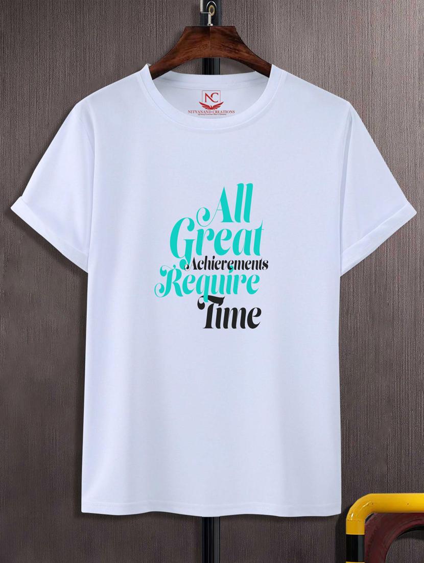unisex typographic printed t-shirt - 20697083 -  Zoom Image - 0
