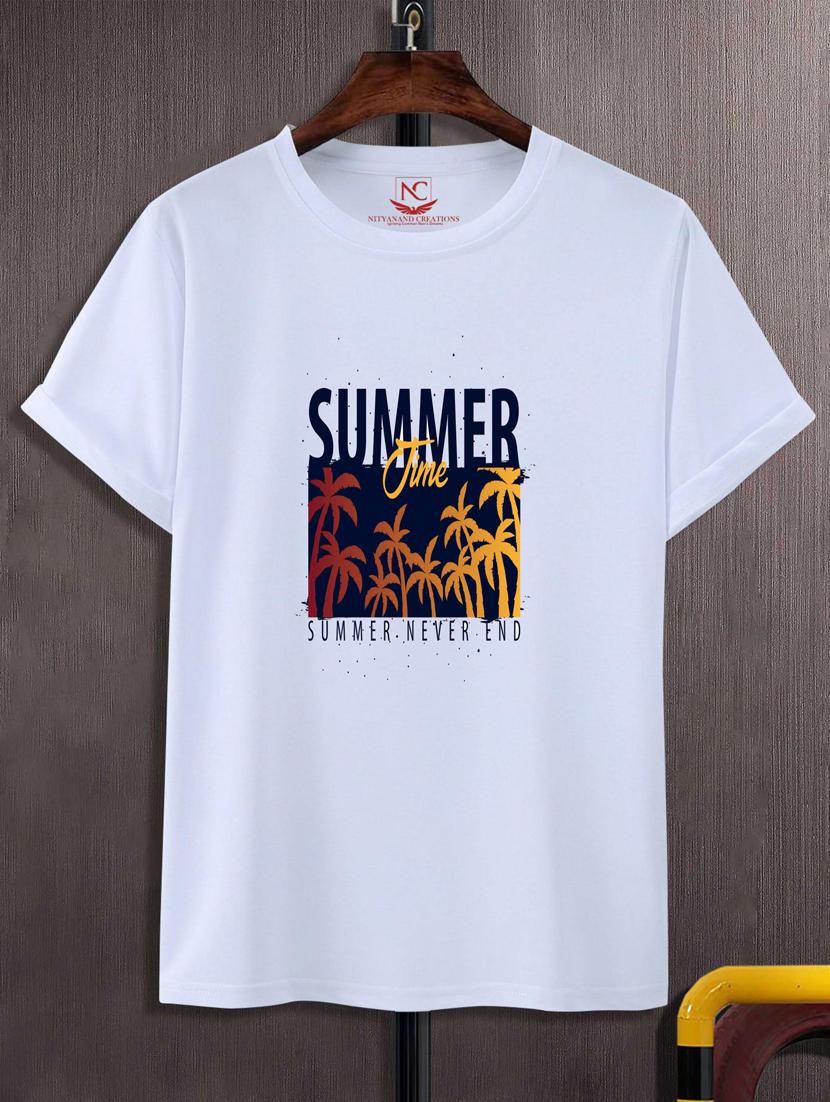 unisex typographic printed t-shirt - 20697131 -  Zoom Image - 0
