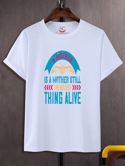 unisex typographic printed t-shirt - 20697150 -  Standard Image - 0