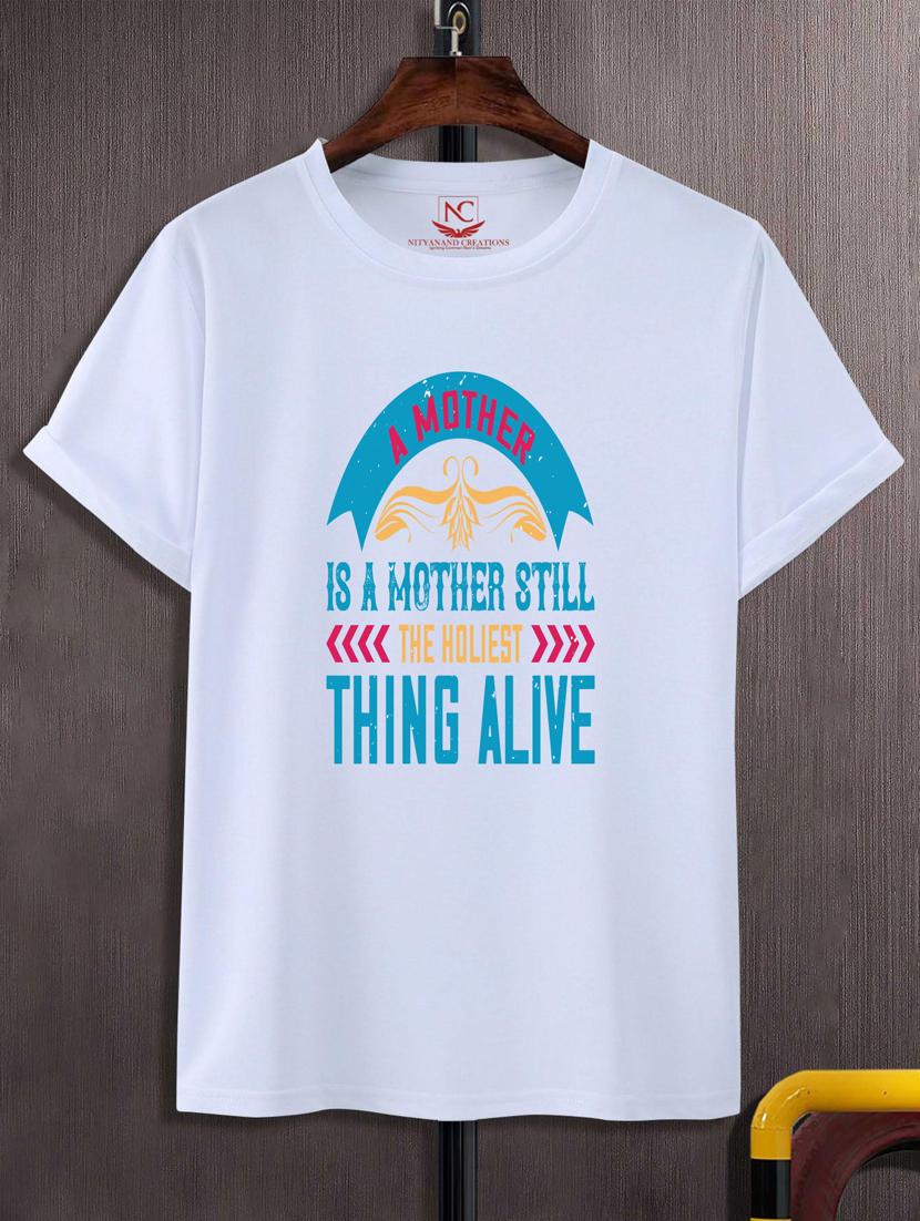 unisex typographic printed t-shirt - 20697150 -  Zoom Image - 0