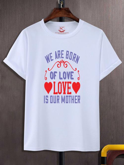 unisex typographic printed t-shirt - 20697196 - Standard Image - 0