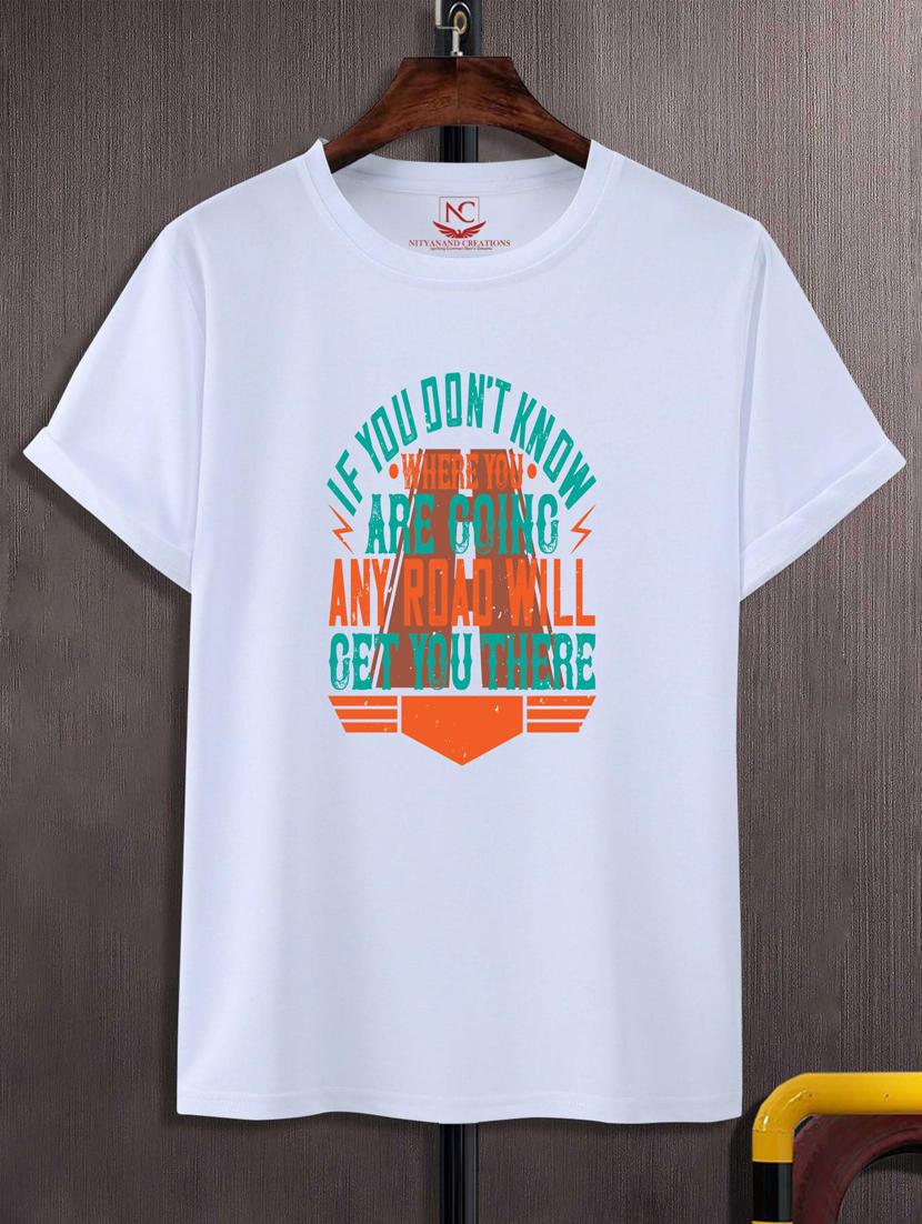 unisex typographic printed t-shirt - 20697230 -  Zoom Image - 0