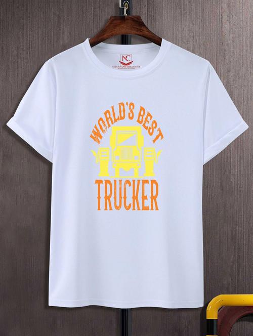unisex typographic printed t-shirt - 20697259 -  Standard Image - 0