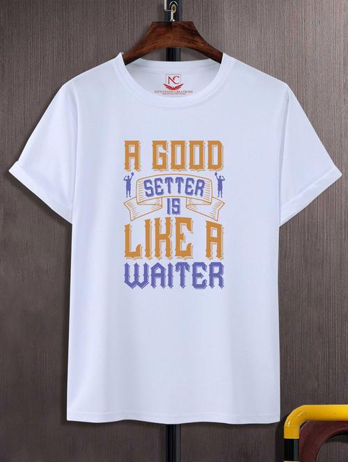 unisex typographic printed t-shirt - 20697291 -  Standard Image - 0