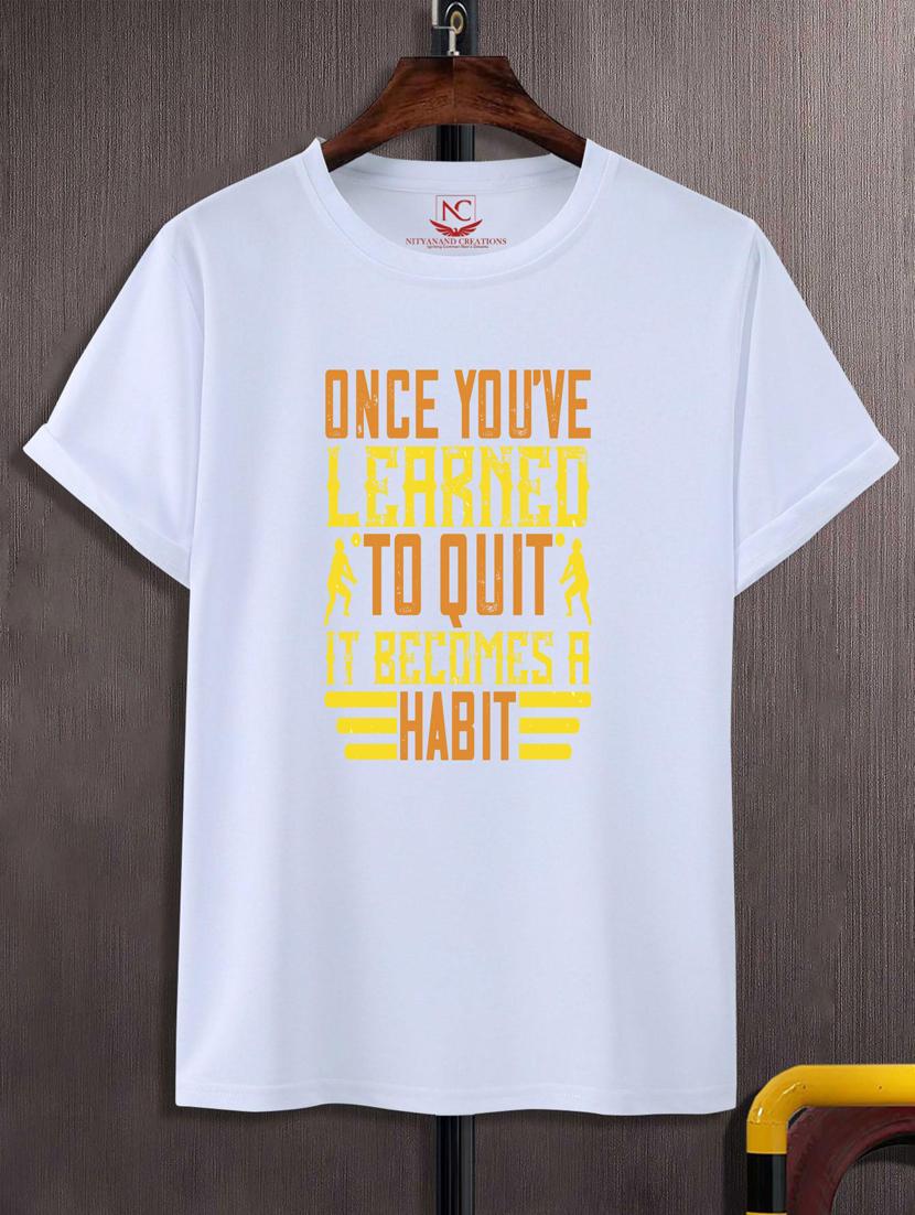 unisex typographic printed t-shirt - 20697315 - Zoom Image - 0