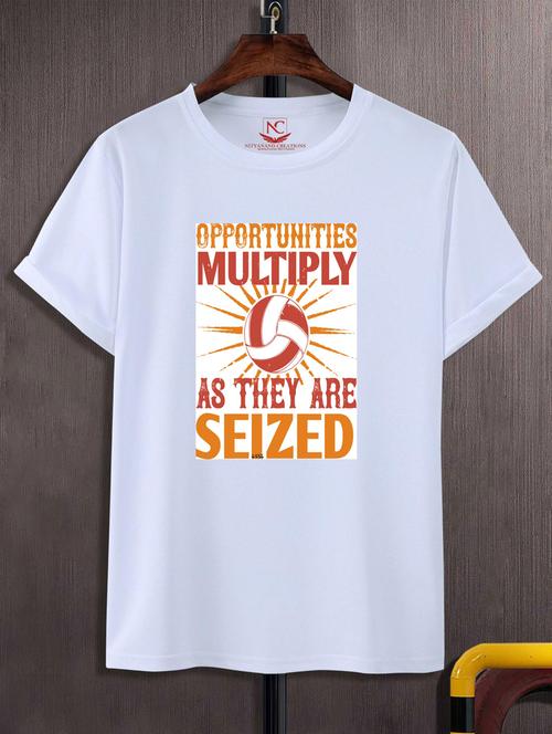 unisex typographic printed t-shirt - 20697317 -  Standard Image - 0