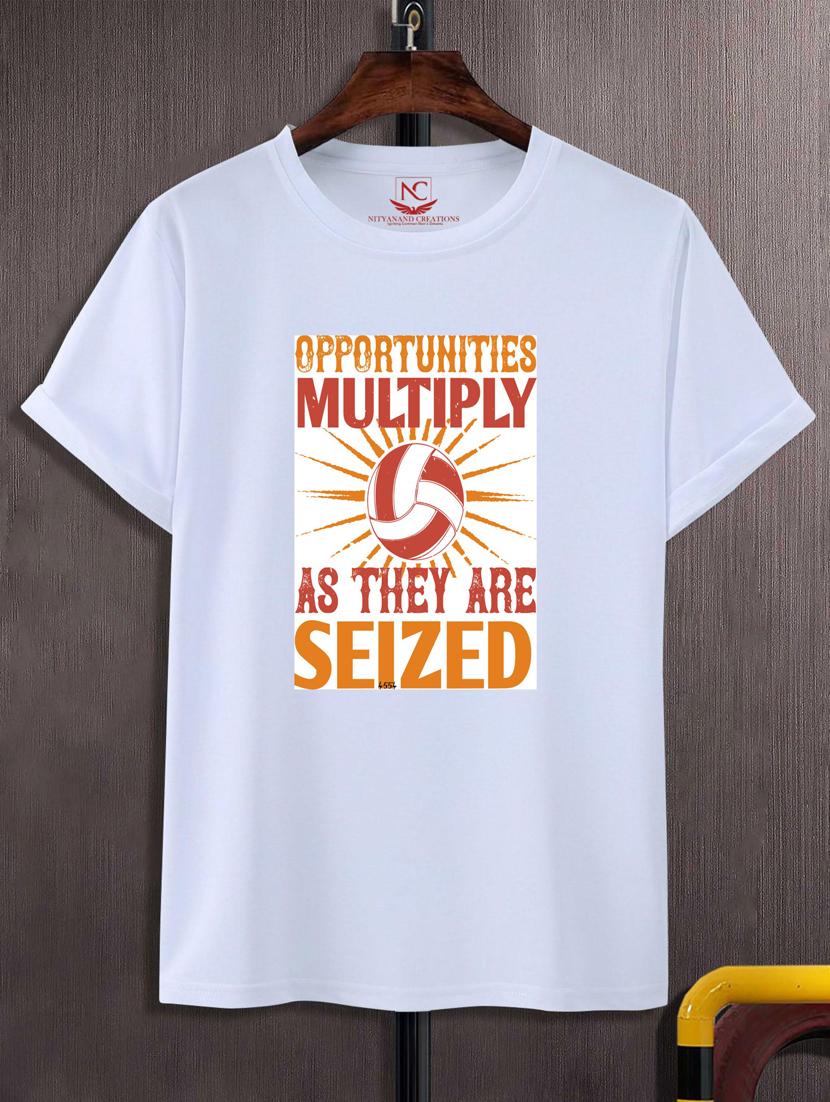 unisex typographic printed t-shirt - 20697317 -  Zoom Image - 0