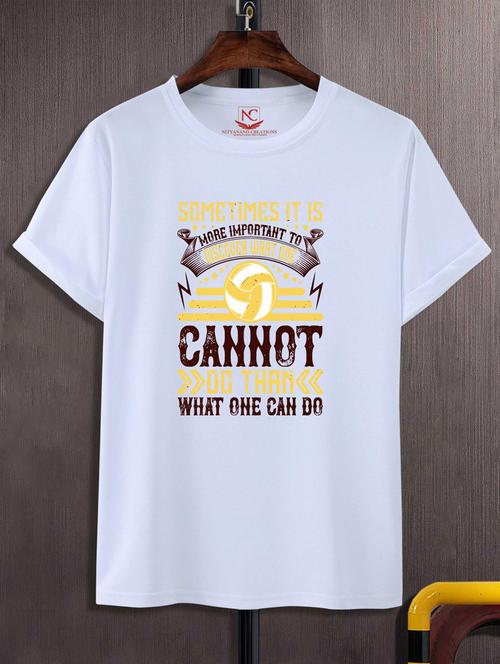 unisex typographic printed t-shirt - 20697322 -  Standard Image - 0
