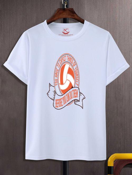 unisex typographic printed t-shirt - 20697338 -  Standard Image - 0