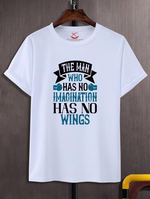 unisex typographic printed t-shirt - 20697367 - Standard Image - 0