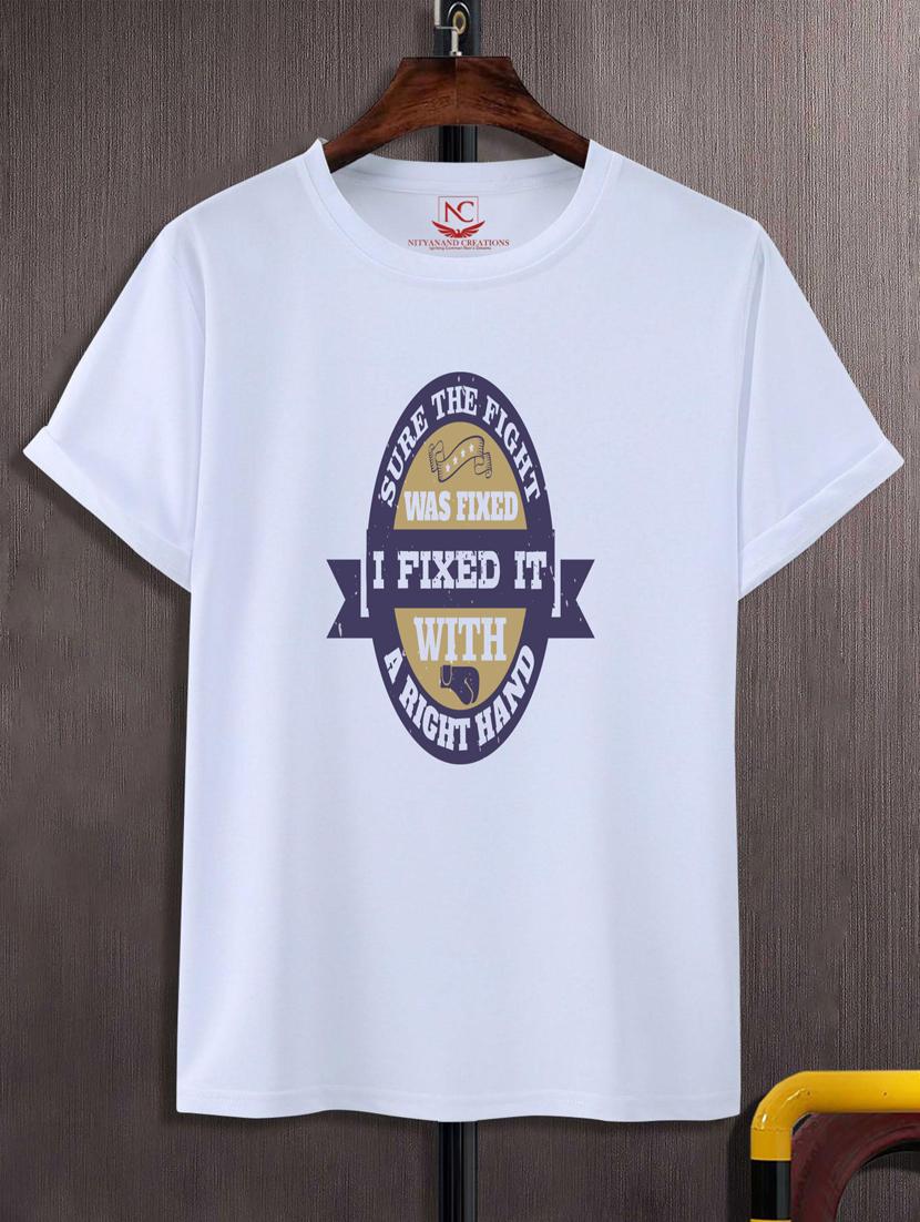 unisex typographic printed t-shirt - 20697369 -  Zoom Image - 0