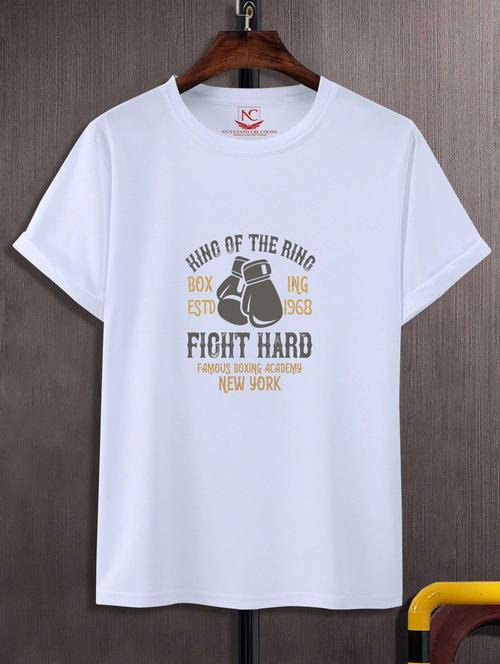 unisex typographic printed t-shirt - 20697373 - Standard Image - 0