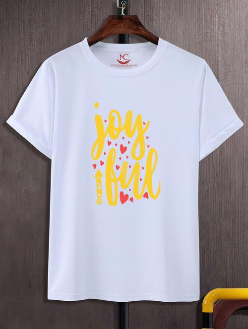unisex typographic printed t-shirtv - 20697413 -  Standard Image - 0