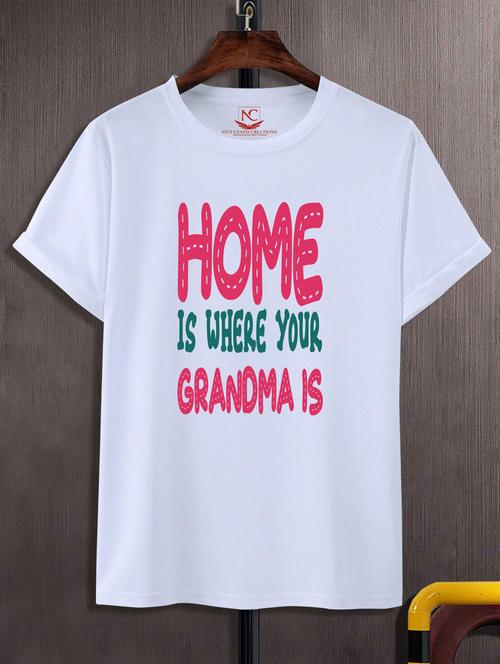 unisex typographic printed t-shirt - 20697478 -  Standard Image - 0