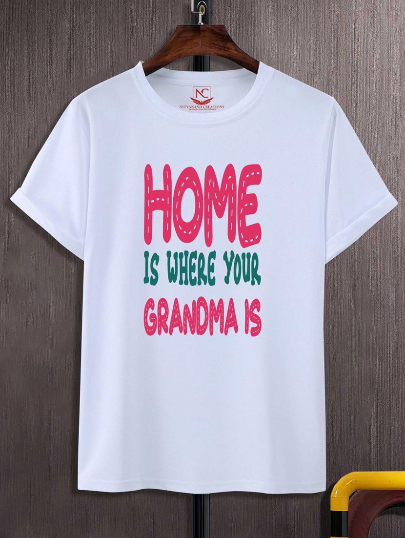 unisex typographic printed t-shirt - 20697478 -  Zoom Image - 0
