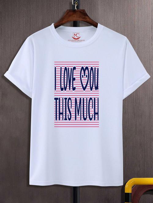 unisex typographic printed t-shirt - 20697482 - Standard Image - 0
