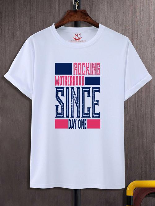 unisex typographic printed t-shirt - 20697511 -  Standard Image - 0