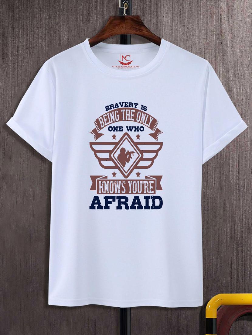 unisex typographic printed t-shirt - 20697517 -  Zoom Image - 0