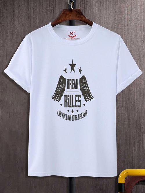 unisex typographic printed t-shirt - 20697518 -  Standard Image - 0