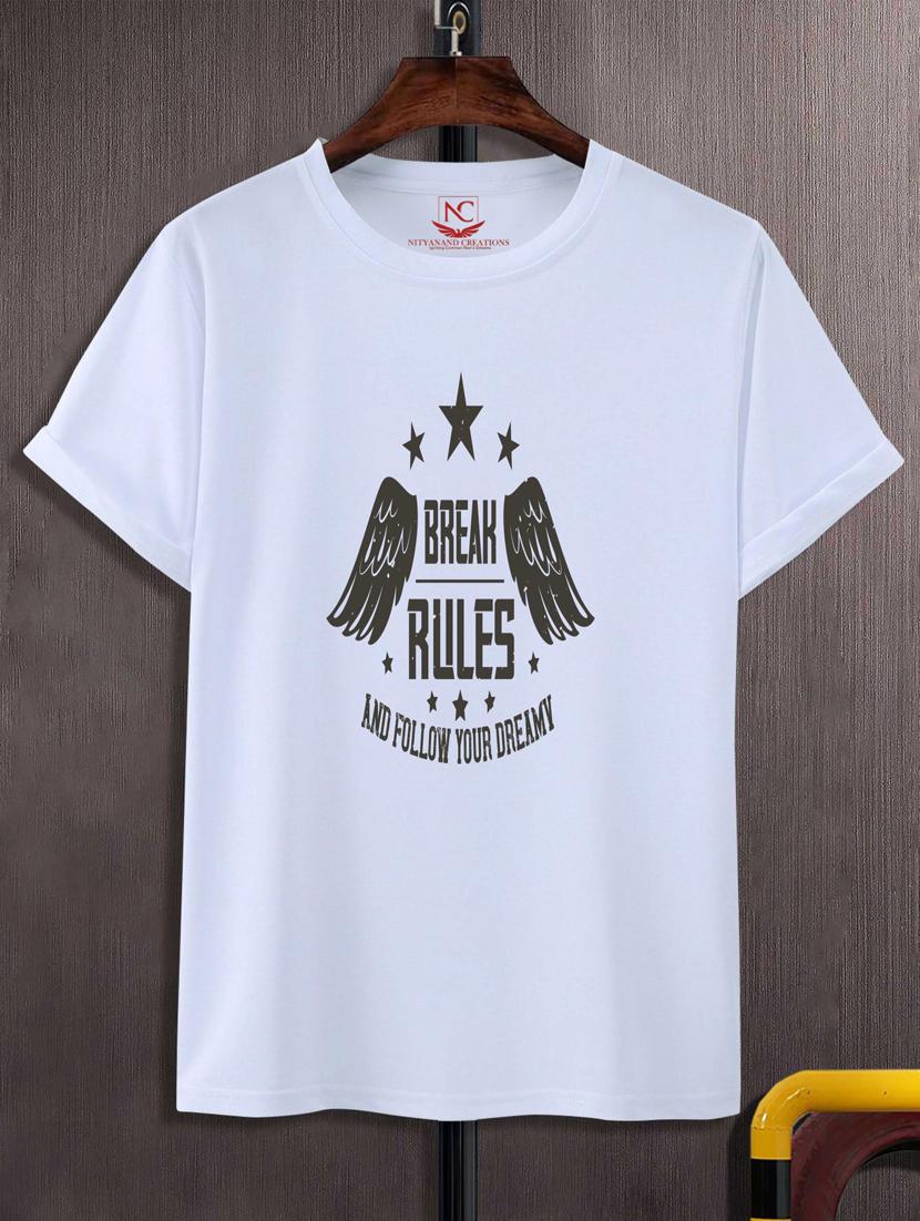 unisex typographic printed t-shirt - 20697518 -  Zoom Image - 0
