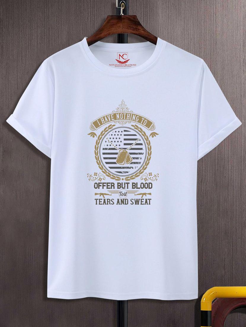 unisex typographic printed t-shirt - 20697527 -  Zoom Image - 0