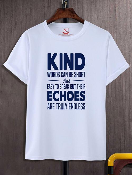 unisex typographic printed t-shirt - 20697569 -  Standard Image - 0