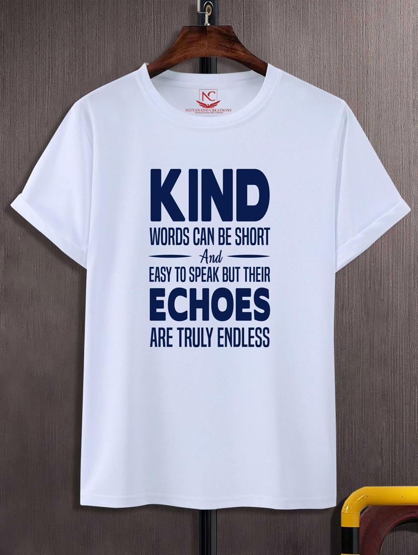 unisex typographic printed t-shirt - 20697569 -  Zoom Image - 0