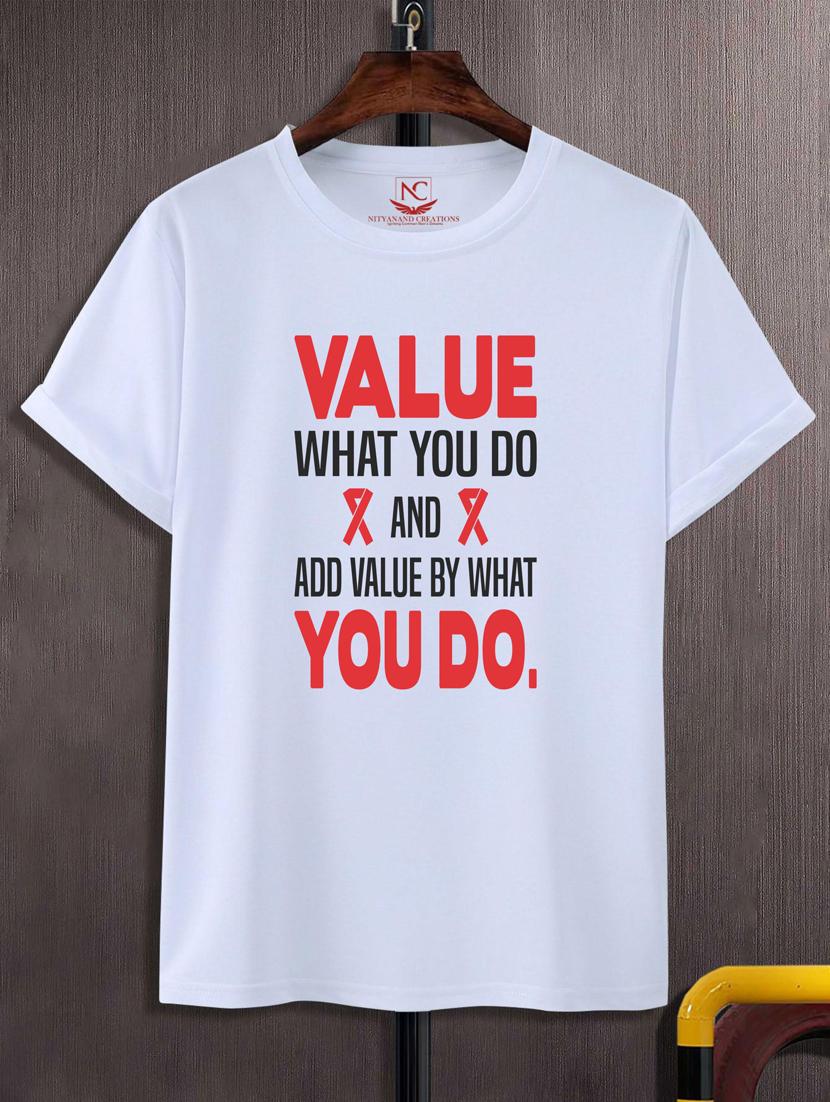 unisex typographic printed t-shirt - 20697573 -  Zoom Image - 0