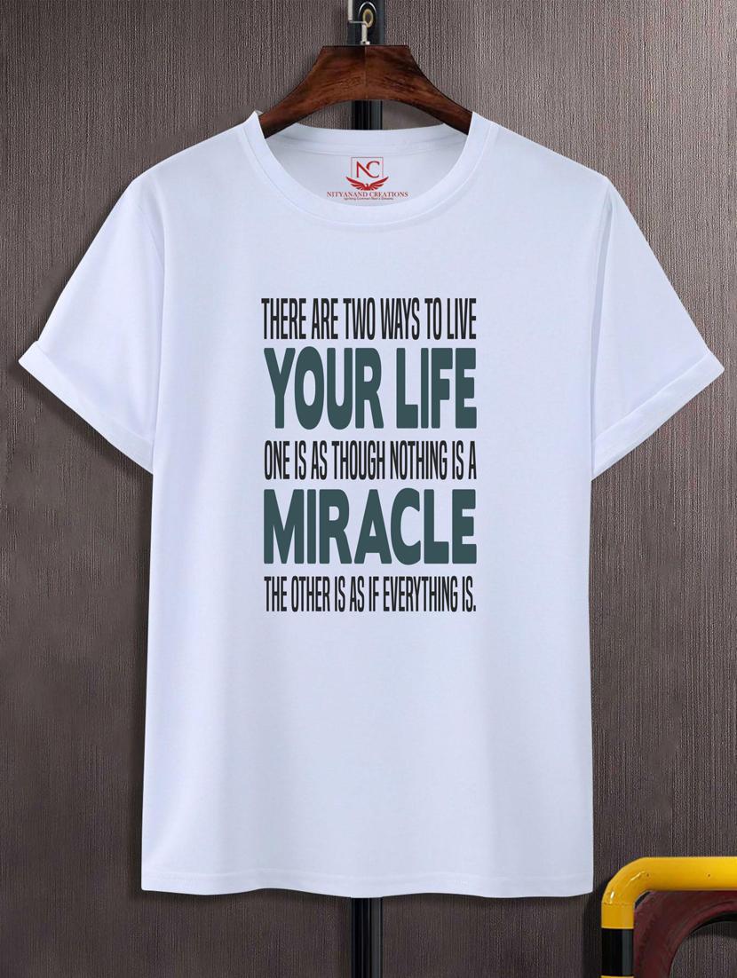 unisex typographic printed t-shirt - 20697577 - Zoom Image - 0