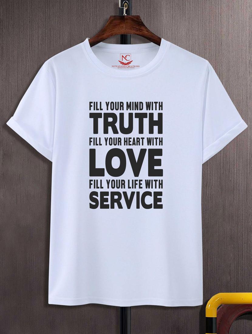 unisex typographic printed t-shirt - 20697580 -  Zoom Image - 0