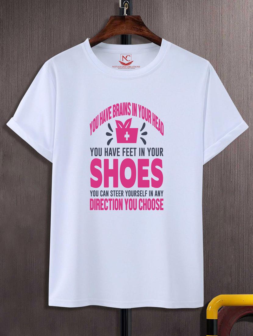 unisex typographic printed t-shirt - 20697581 -  Zoom Image - 0