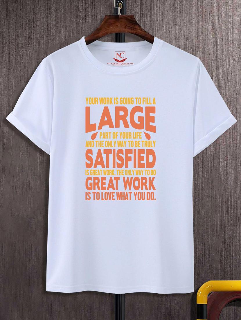 unisex typographic printed t-shirt - 20697594 -  Zoom Image - 0