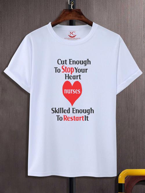 unisex typographic printed t-shirt - 20697606 -  Standard Image - 0