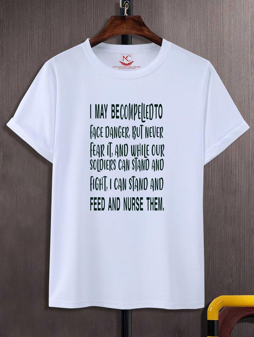 unisex typographic printed t-shirt - 20697607 -  Zoom Image - 0