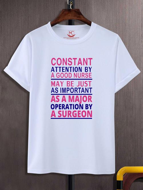 unisex typographic printed t-shirt - 20697608 -  Standard Image - 0