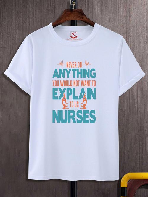 unisex typographic printed t-shirt - 20697618 - Standard Image - 0