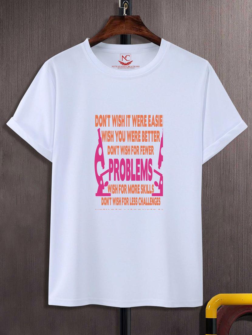 unisex typographic printed t-shirt - 20697621 -  Zoom Image - 0