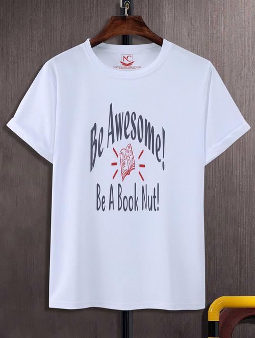 unisex typographic printed t-shirt - 20697624 - Standard Image - 0