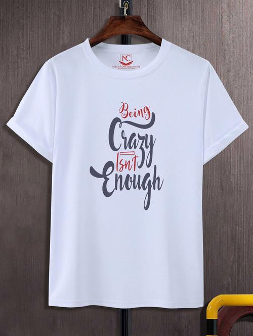 unisex typographic printed t-shirt - 20697626 -  Standard Image - 0