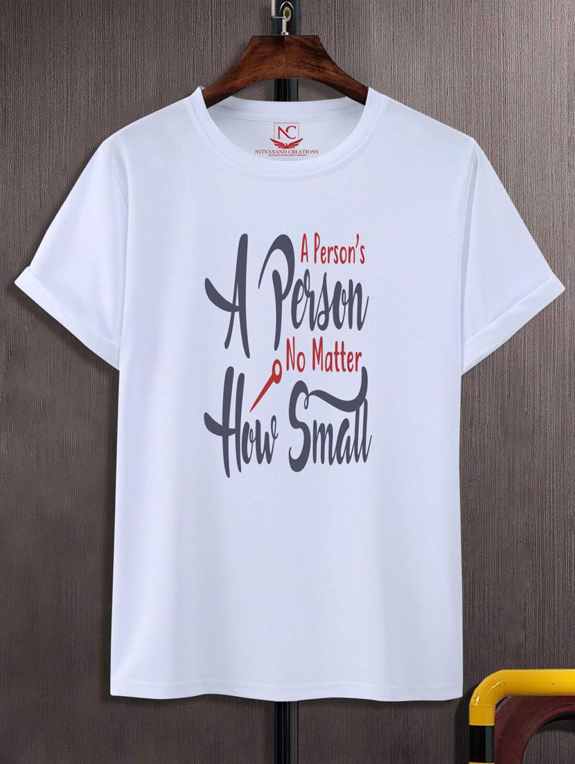 unisex typographic printed t-shirt - 20697627 -  Zoom Image - 0