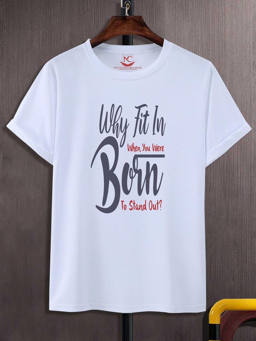 unisex typographic printed t-shirt - 20697629 - Zoom Image - 0