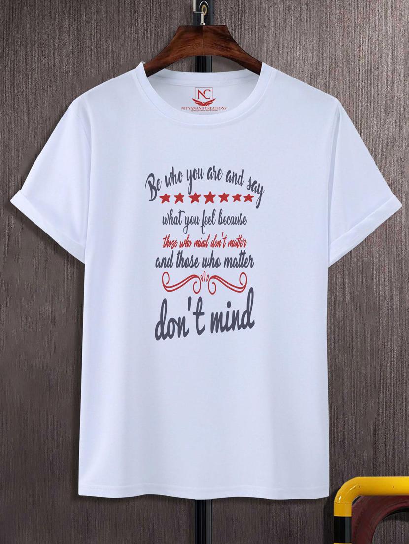 unisex typographic printed t-shirt - 20697632 -  Zoom Image - 0